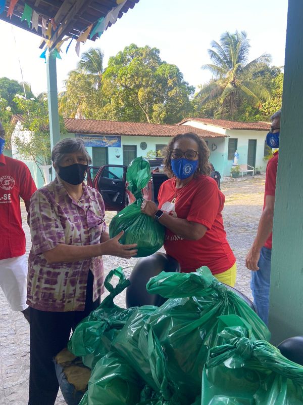 SINTTEL-SE realiza doação de cestas básicas para o Lar Isaias Gileno Barreto